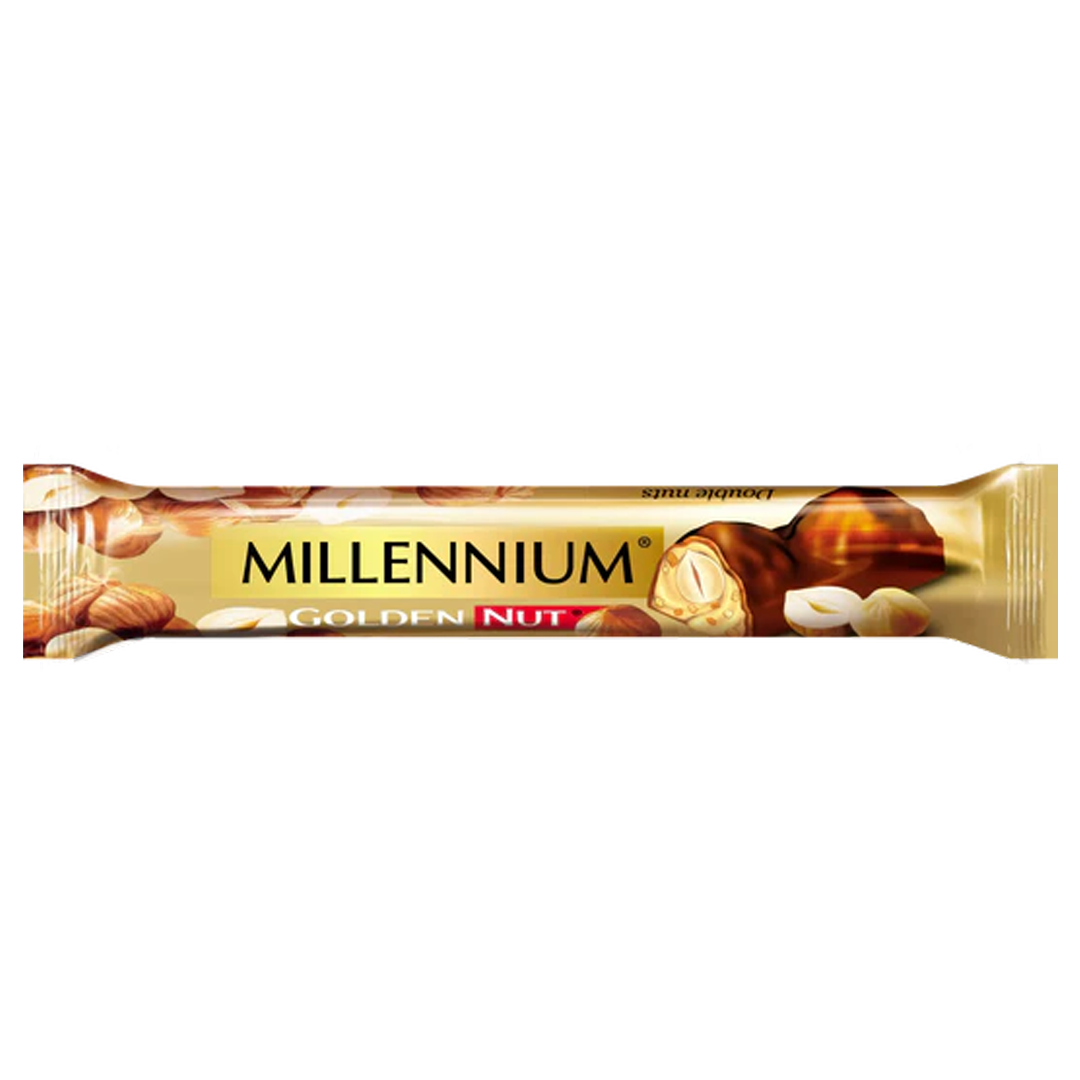 Chocolate Millennium Double Nuts 40g